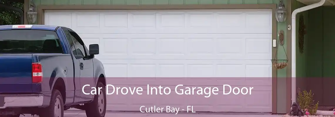  Car Drove Into Garage Door Cutler Bay - FL