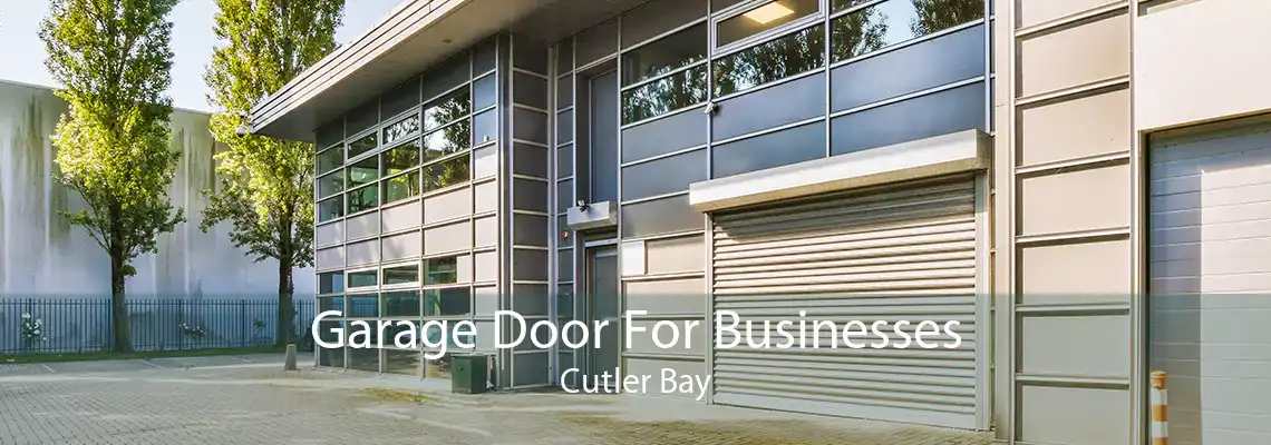Garage Door For Businesses Cutler Bay