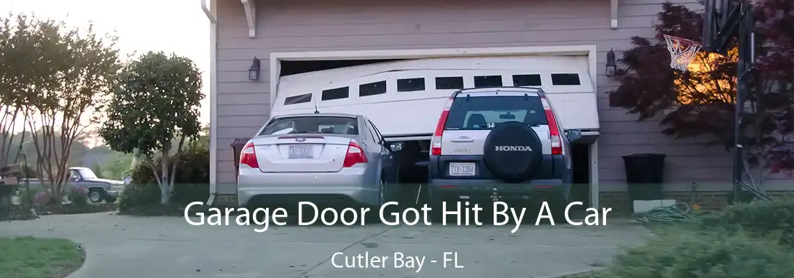 Garage Door Got Hit By A Car Cutler Bay - FL