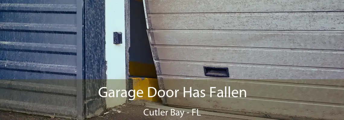 Garage Door Has Fallen Cutler Bay - FL