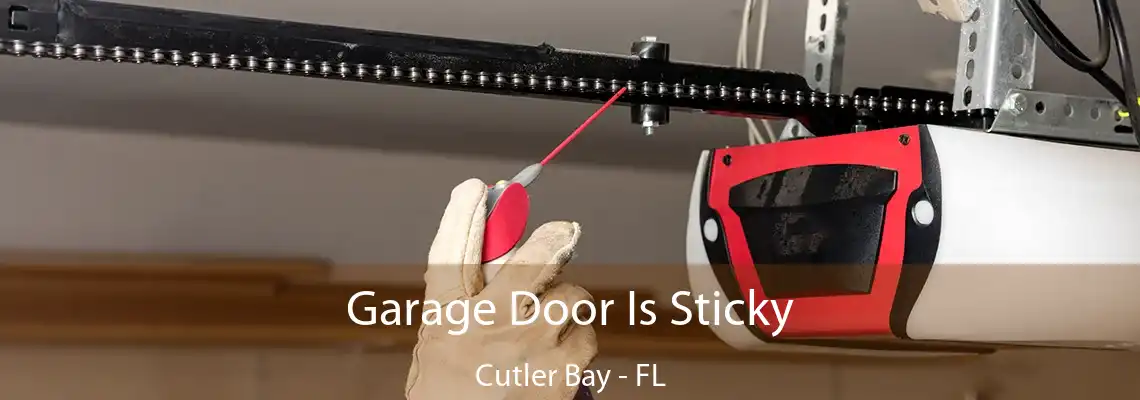 Garage Door Is Sticky Cutler Bay - FL