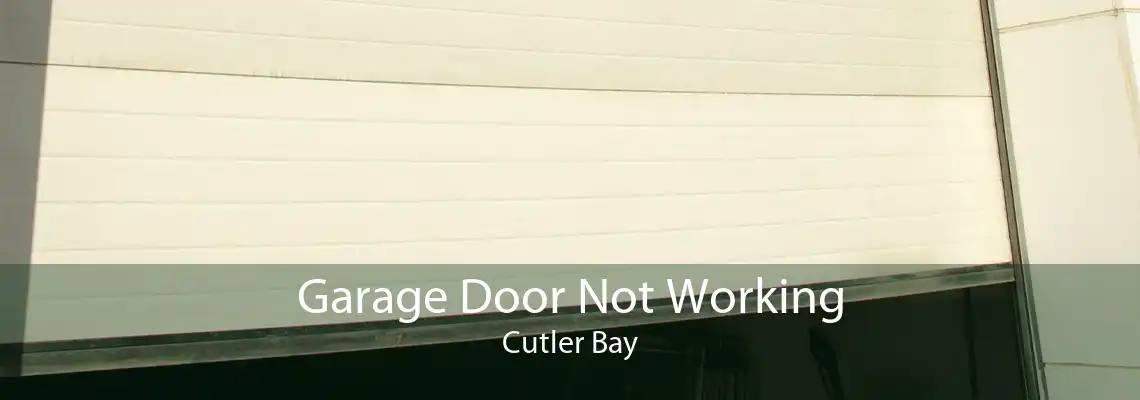 Garage Door Not Working Cutler Bay