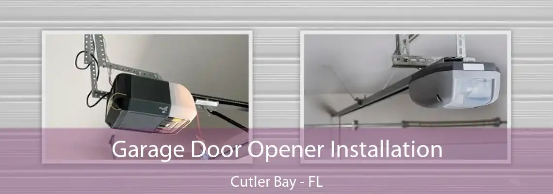 Garage Door Opener Installation Cutler Bay - FL