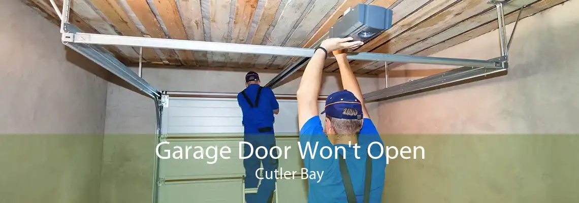 Garage Door Won't Open Cutler Bay