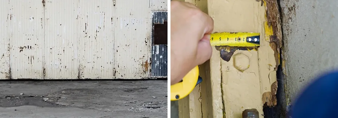 Lift Master Rusty Garage Doors in Cutler Bay, Florida