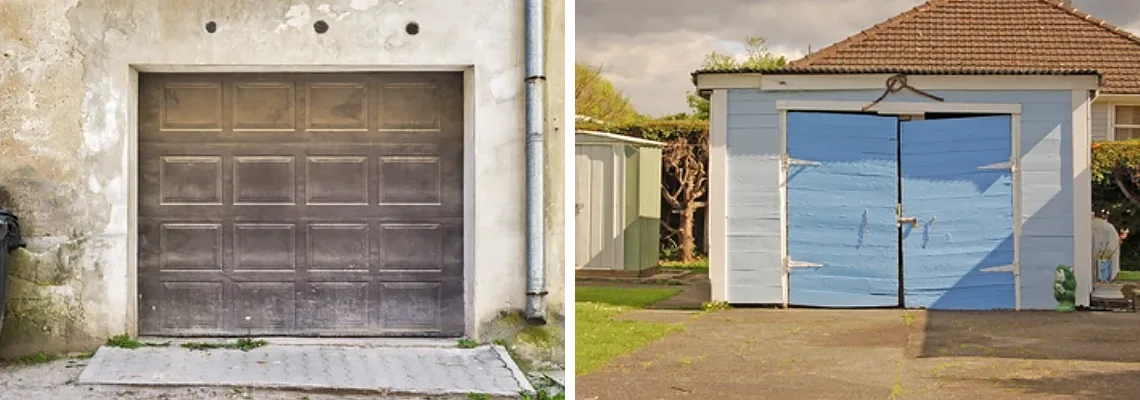 Rotten Steel Garage Door Repair in Cutler Bay, Florida