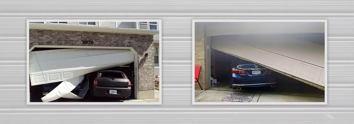 Repair Commercial Garage Door Got Hit By A Car in Cutler Bay, Florida