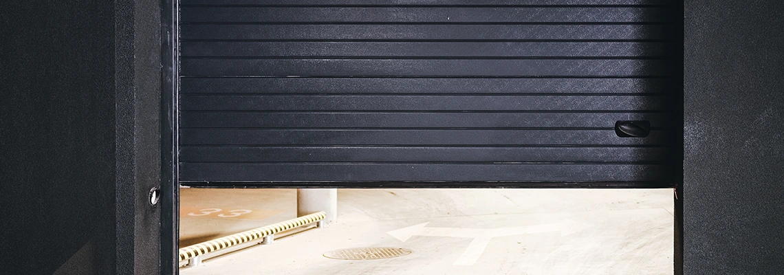 Residential Black Garage Door Installation in Cutler Bay, FL